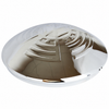 ACC-C10-6678-SSKDF - 111-601-151 - 111601151 - EXCELLENT QUALITY - POLISHED STAINLESS STEEL VINTAGE STYLE HUBCAP WITH KDF COGGED LARGE EMBLEM - 5 BOLT WHEEL - BEETLE/GHIA 56-65 - BUS 50-70 - TYPE-3 62-65 - THING 73-74 - SOLD EACH