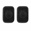 VWC-111-721-373-PR - EXCELLENT QUALITY - BRAKE / CLUTCH PEDAL PADS - VINTAGE STYLE WITH EXTRA LARGE LOGO - BEETLE 46-57 - GHIA 56-57 - BUS 55-57 - SOLD PAIR