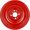 ACC-C10-6622-SMRD - STOCK SMOOTHIE 4X130MM 4 BOLT STEEL WHEEL - HOT ROD RED - 15X4-1/2 (4-1/2 INCH BACK SPACING) HUBCAP SOLD SEPARATELY - BEETLE 68-79 GHIA 67-74 TYPE-3 67-73 - SOLD EACH