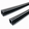 VWC-111-837-439-D2 - 111837439D - QUALITY REPRODUCTION - PAIR OF DOOR FELT CHANNELS - ALONG TOP AND DOWN BACK OF GLASS - BEETLE 52-79 - BUS 68-79 - TYPE-3 62-73 - SOLD PAIR