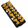 VWC-111-937-037 - (111937037 111-037) - TOP QUALITY - FUSE BOX WITH PLASTIC COVER - 8 FUSE HOLDER (FUSES NOT INCLUDED) - BEETLE 61-66 / GHIA 61-66 - SOLD EACH
