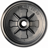 VWC-113-405-615-DBLK - BLANK FRONT BRAKE DRUM - (BOLT HOLES MUST BE DRILLED) - STANARD BEETLE 68-77 - GHIA 68-74 - SOLD EACH