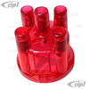 ACC-C10-5696 - 8791 - RED DISTRIBUTOR CAP - ALL 009 DISTRIBUTORS / BEETLE 70-79 / GHIA 70-74 / BUS 70-79 / VANAGON 80-84 - SOLD EACH