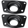 VWC-113-511-227-BPR - REAR TORSION BAR COVERS FOR SINGLE SPRING PLATES - WITH HOLE - LEFT OR RIGHT - BEETLE/GHIA 71-79 - THING 73-74 - SOLD PAIR