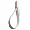 VWC-113-898-611-E - 131857611E - WHITE ASSIST STRAP / HOOK & COVER KIT - 3 PIECE (DOES ONE SIDE) - 2 KITS REQUIRED FOR COMPLETE CAR - BEETLE SEDAN 68-77 - TYPE-3 68-74 - SOLD KIT