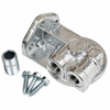 ACC-C10-5327 - EMPI 9244 - SPIN ON OIL FILTER MOUNTING ADAPTER BRACKET - 3/8 NPT PORTS LEFT - FILTER THREADED NIPPLE INCLUDE - REF.# C26-117-121B - SOLD EACH