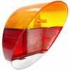 VWC-133-945-097-A - 133945097A - PREMIUM OMEGA ITALY - COMPLETE TAIL LIGHT ASSEMBLY - OE 4 BULB STYLE WITHOUT WIRING HARNESS - LEFT SIDE - BEETLE 73-79 - THING 73-74 - SOLD EACH