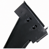 VWC-141-801-041-BCOM - 141801045D - EXCELLENT RESTORATION PART - LEFT - COMPLETE HEATER CHANNEL WITH PAN MOUNTING NUTS - WITH CORRECT HEATER OPENS FOR KARMANN GHIA 69-74 - WILL ALSO FIT 56-68 (OPENS NOT CORRECT) - SOLD EACH