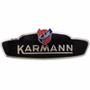 VWC-141-853-901 - 141853901 - EXCELLENT REPRODUCTION - KARMANN GHIA BODY BADGE - GHIA 56-59 - SOLD EACH