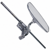 VWC-151-857-511-B - 151857511B - HIGH QUALITY REPRODUCTION - INTERIOR CHROME REAR VIEW MIRROR WITH VISOR ARMS - BEETLE CONVERTIBLE 58-63 - SOLD EACH