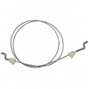 VWC-171-881-596-A - (171881596A) GERMAN - SEAT RELEASE PULL INNER CABLE - 568MM - BEETLE 76-78 - RABBIT/GOLF 4/77-7/78  - SOLD EACH