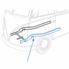 VWC-211-703-021-A - 211703021A - HIGHEST QUALITY METAL WITH SILVER WELD-THROUGH PRIMER - COMPLETE FRONT FRAME SECTION - LEFT - BUS 55-67 - SOLD EACH