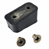VWC-211-837-177 - (211837177) - GERMAN - SLIDING DOOR STRIKER PLATE WEDGE WITH SCREWS - BUS 68-79 - T25 VANAGON 80-84 - SOLD EACH