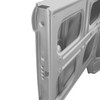 VWC-214-831-051-C - (214831051C) - SILVER WELD-THROUGH HIGH QUALITY SHEET METAL - LEFT FRONT DOOR WITH HINGES - BUS - 61-63 - SOLD EACH
