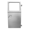 VWC-221-841-081-A - 221841081A - SILVER WELD-THROUGH HIGH QUALITY SHEET METAL - COMPLETE CARGO DOOR - HIGH HINGE - LEFT SIDE REAR / RIGHT SIDE FRONT - BUS 59-61 - FROM CH.#374-810 THRU CH.#705-619 - SOLD EACH