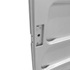 VWC-221-841-091-C - 221841091C - SILVER WELD-THROUGH HIGH QUALITY SHEET METAL - COMPLETE CARGO DOOR - LOW HINGE - LEFT SIDE FRONT / RIGHT SIDE REAR - BUS 01/61-63 FROM CH.#705-620 THRU CH.#1-019-924 - SOLD EACH