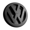 VWC-251-853-601-C - 251853601C - GENUINE VW - BLACK VW EMBLEM FOR REAR HATCH W/GASKET - FITS MOST VANAGON 88-91 - 100MM DIA. - SOLD EACH