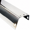 VWC-255-807-311-HWO - 255807311H - BEST QUALITY 2.3MM HEAVY GAUGE - CHROME REAR BUMPER - WITHOUT HOLES FOR IMPACT STRIP - VANAGON 80-91 - SOLD EACH
