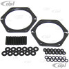C13-16-9906 - EMPI - HEAVY DUTY SIDE COVER RETAINER REINFORCEMENT PLATES WITH HARDWARE - ALL SWINGAXLE STYLE TRANSMISSIONS - SOLD KIT