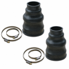 C24-111-501-151-PRKT - 111501151 - EXCELLENT QUALITY FROM GERMANY - PAIR OF SWING AXLE BOOTS WITH CLAMPS - NON SPLIT STYLE - ALL BEETLE/GHIA/TYPE-3/BUS WITH SWING AXLE - SOLD PAIR