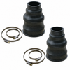C24-111-501-151-PRKT - 111501151 - EXCELLENT QUALITY FROM GERMANY - PAIR OF SWING AXLE BOOTS WITH CLAMPS - NON SPLIT STYLE - ALL BEETLE/GHIA/TYPE-3/BUS WITH SWING AXLE - SOLD PAIR