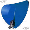 ZVW-95-BLUE - BEETLE WIRBULATOR WIND SCREEN DEFLECTOR - BLUE WINDSCHTZ - WITH MOUNTING BRACKET TO MOLDING STRIP - ALL BEETLE TO 1966 (CAN BE USED 67-ON WITH MODIFICATION TO BRACKET) - SOLD EACH