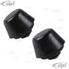 VWC-251-501-191-APR - (251501191A) - OE QUALITY FROM EUROPE - PAIR OF LEFT / RIGHT REAR TRAILING/RADIUS ARM RUBBER BUMPER STOPS - VANAGON 80-91 - SOLD PAIR