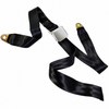 C26-857-003F - 2 POINT LAP BELT - BLACK FOR ALL FRONT OR REAR - WITH FLAT CHROME BUCKLE - SOLD EACH