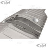 VWC-211-801-051-D - 211801051D - SILVER WELD-THROUGH HIGH QUALITY SHEET METAL - COMPLETE FRONT FLOOR REPLACEMENT PANEL - INCLUDES LOWER E-BRAKE BRACKET ASSEMBLY - BUS 60-67 (STARTING FROM CHASSIS #501-707) - SOLD EACH
