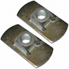 C10-1177-91PR - C27-SEC6814 - GERMAN - SEAT BELT MOUNTING PLATES - (USES UNIVERSAL 7/16-20 BOLTS) - PAIR