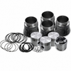 C24-111-198-057-BMH - 111198057 - GENUINE MAHLE BRAND - PISTON AND CYLINDER KIT - 77MM - 1200CC 36HP - COMPLETE WITH PISTONS / CYLINDERS / RINGS / PINS AND CLIPS - BEETLE 50-60 - GHIA 56-60 - BUS 52-60 - SOLD SET