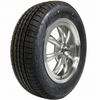 C32-E28S-SET-WT - SET OF 4 15X5.5 SILVER 8 SPOKE WHEELS (4X130MM - 4.6 IN. BACKSPACE) - WITH 2 X 185/65-HR15 AND 2 X 195/65-HR15 TIRES MOUNTED AND BALANCED - READY TO BOLT-ON - SOLD SET OF 4