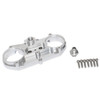 JC-4328-0 - JAYCEE 48 IDA STYLE CARBURETOR BILLET TOP (TOP ONLY WITH FITTING AND HARDWARE) - SILVER - SOLD EACH