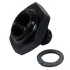 JC-4562-0 - FUEL TANK AN #6 NIPPLE FITTING ADAPTER - BLACK ANODIZED - SOLD EACH