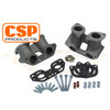 C31-129-711-444K4 - CSP TYPE-4 LOW PROFILE DUAL INTAKE MANIFOLD SET FOR 44MM IDF / DELLORTU STYLE CARBURETORS - 4 STUD - WITH GASKETS AND HARDWARE - SOLD PAIR