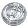 C16-113-005-ALUM - 113-711-141-GY 113711141GY - POLISHED ALUMINUM SHIFT KNOB - 10MM  -BEETLE 52-61 - GHIA 56-61 - BUS 52-67 - SOLD EACH