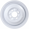 ACC-C10-6622-SMWH - STOCK SMOOTHIE 4X130MM 4 BOLT STEEL WHEEL - PAINTED WHITE - 15X4-1/2 (4-1/2 INCH BACK SPACING) HUBCAP SOLD SEPARATELY - BEETLE 68-79 GHIA 67-74 TYPE-3 67-73 - SOLD EACH