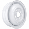 ACC-C10-6622-SMWH - STOCK SMOOTHIE 4X130MM 4 BOLT STEEL WHEEL - PAINTED WHITE - 15X4-1/2 (4-1/2 INCH BACK SPACING) HUBCAP SOLD SEPARATELY - BEETLE 68-79 GHIA 67-74 TYPE-3 67-73 - SOLD EACH