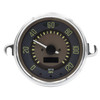 C34-EES9-1B36-06C - BROWN DIAL / CHROME BEZEL 12V PROGRAMMABLE ELECTRONIC SPEEDOMETER - 115MM DIA. 0-120 MPH - SENSOR & WIRING HARNESS INCLUDED - SPEEDO CABLE NOT INCLUDED - BUS 52-67 - BEETLE 58-67 - REF.#'s 211957021 - EMPI 14-1126-0 - SOLD KIT