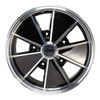 C32-8020BRM520540BM - CIP1 EXCLUSIVE - 20 IN. X 8 IN. BRM - 5X205MM - ET 40MM - BLACK MACHINED FACE - CENTER CAPS INCLUDED - WHEEL HARDWARE EXTRA - SOLD EACH