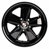 C32-6017FOO513041GB - CIP1 EXCLUSIVE 17 IN. X 6 IN. 911 STYLE ALUMINUM - 5X130MM - ET 28.6MM - HIGH GLOSS BLACK - CENTER CAPS INCLUDED - WHEEL HARDWARE EXTRA - SOLD EACH