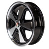 C32-4517FOO513036BMF - CIP1 EXCLUSIVE - 17 IN. X 4.5 IN. 911 STYLE ALUMINUM - 5X130MM - ET 41MM - BLACK MACHINED FACE - CENTER CAPS INCLUDED - WHEEL HARDWARE EXTRA - SOLD EACH