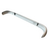 VWC-211-707-305-BDW - 211707305B - REAR BUMPER BLADE - WITHOUT HOLES FOR GUARDS / OVERRIDERS - DIAMOND CUT ENDS O.G. 66-67 -  L82 SILVER WHITE - BUS 58-67 - (DOES NOT FIT PICKUP) - SOLD EACH
