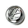 C33-G43577 - 141-853-601-B - 141853601B - FRONT NOSE EMBLEM WITH BASE - GHIA 62-74 - SOLD EACH