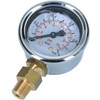C23-AC133-020 - 0-14 PSI OIL FILLED 40MM DIA. MECHANICAL STAINLESS STEEL PRESSURE GAUGE - VINTAGE FILTER KING STYLE - 1/8 IN. NPT FITTING - SOLD EACH