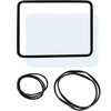 C24-221-847-105-FWG - 221847105F - BEST BBT QUALITY -  METAL POP OUT FRAME WITH GLASS AND SEALS ONLY - LATCH / HINGE SOLD SEP. - BUS 55-67 - SOLD KIT