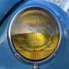 VWC-111-941-115-HYL - 111941115H - YELLOW BOSCH STYLE HEADLIGHT LENS WITH GASKET - BEETLE 46-66 - PORSCHE 356 50-65 - 911 / 912 65-67 - FRENCH AND OTHER MARKETS - REF.# 901-631-111-01 - SOLD EACH