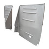 VWC-211-801-505-CST - 211801505 - SILVER WELD-THROUGH HIGH QUALITY SHEET METAL - LEFT AND RIGHT BULKHEAD SEAT BACKREST SECTIONS FOR WALKTHROUGH FRONT SEATS - BUS 52-67 - SOLD SET