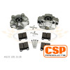 VWC-311-615-107-BKIT - 311615107B - CSP BRAND  - FRONT BRAKE CALIPER KIT - LEFT AND RIGHT WITH PADS AND HARDWARE - TYPE-3 72-73 - TYPE-4 69-72 - PORSCHE 914 70-72 - SOLD SET