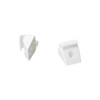VWC-251-857-561-AWH - 251857561A  - SUN VISORS CLIPS - WHITE - LEFT AND RIGHT PAIR - VANAGON 80-92 - SOLD PAIR
